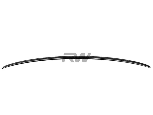 RW Carbon BMW G60 G90 M Style Carbon Fiber Trunk Spoiler-Exterior-Silicon Valley Bimmer