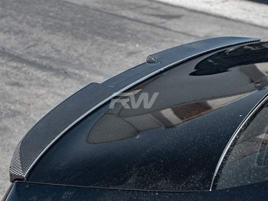 RW Carbon BMW G60 G90 Performance Style CF Trunk Spoiler-Exterior-Silicon Valley Bimmer