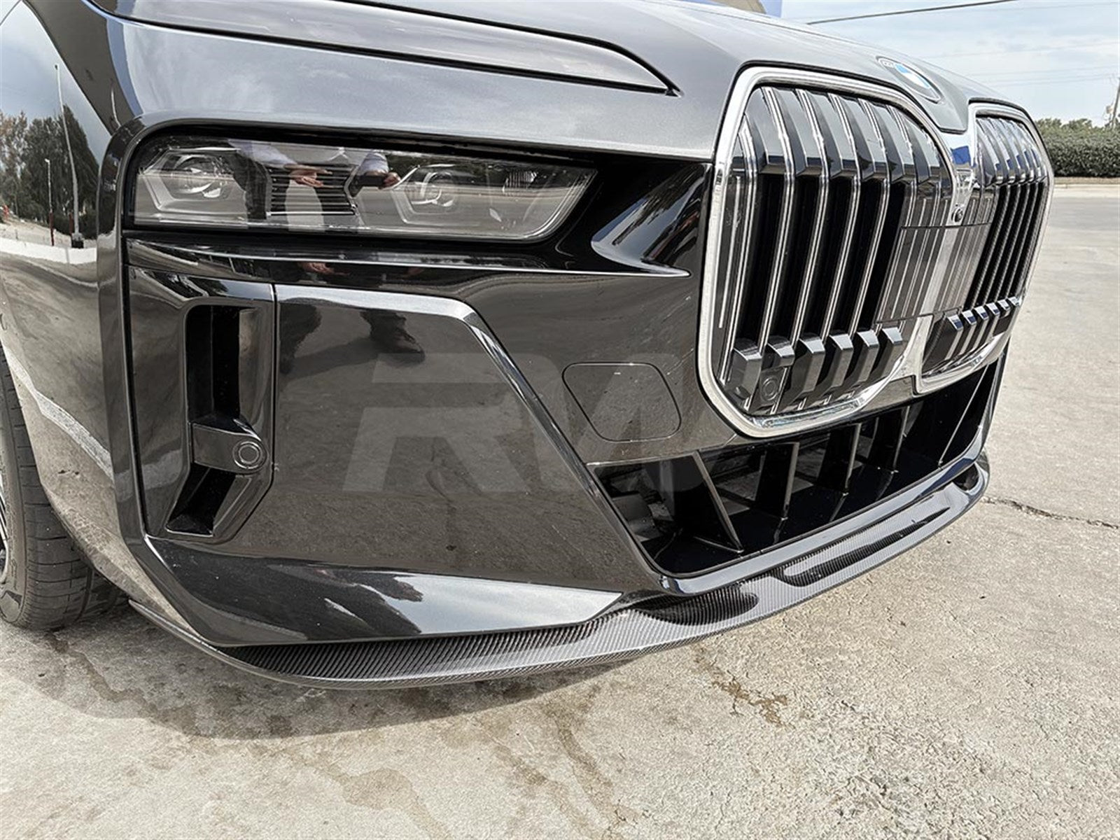 RW Carbon BMW G70 7-Series RWS Carbon Fiber Front Lip-Exterior-Silicon Valley Bimmer