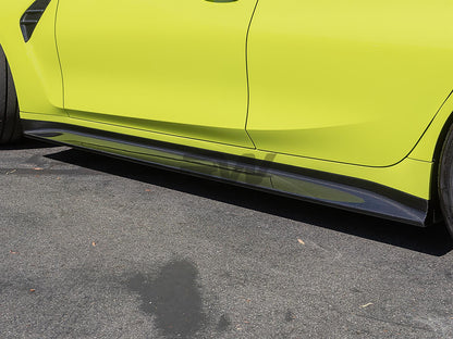 BMW G80 M3 3D Style Carbon Fiber Side Skirts