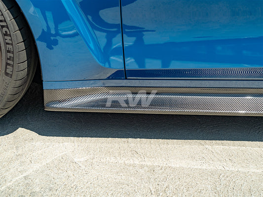 BMW G80 M3 3D Style Carbon Fiber Side Skirts