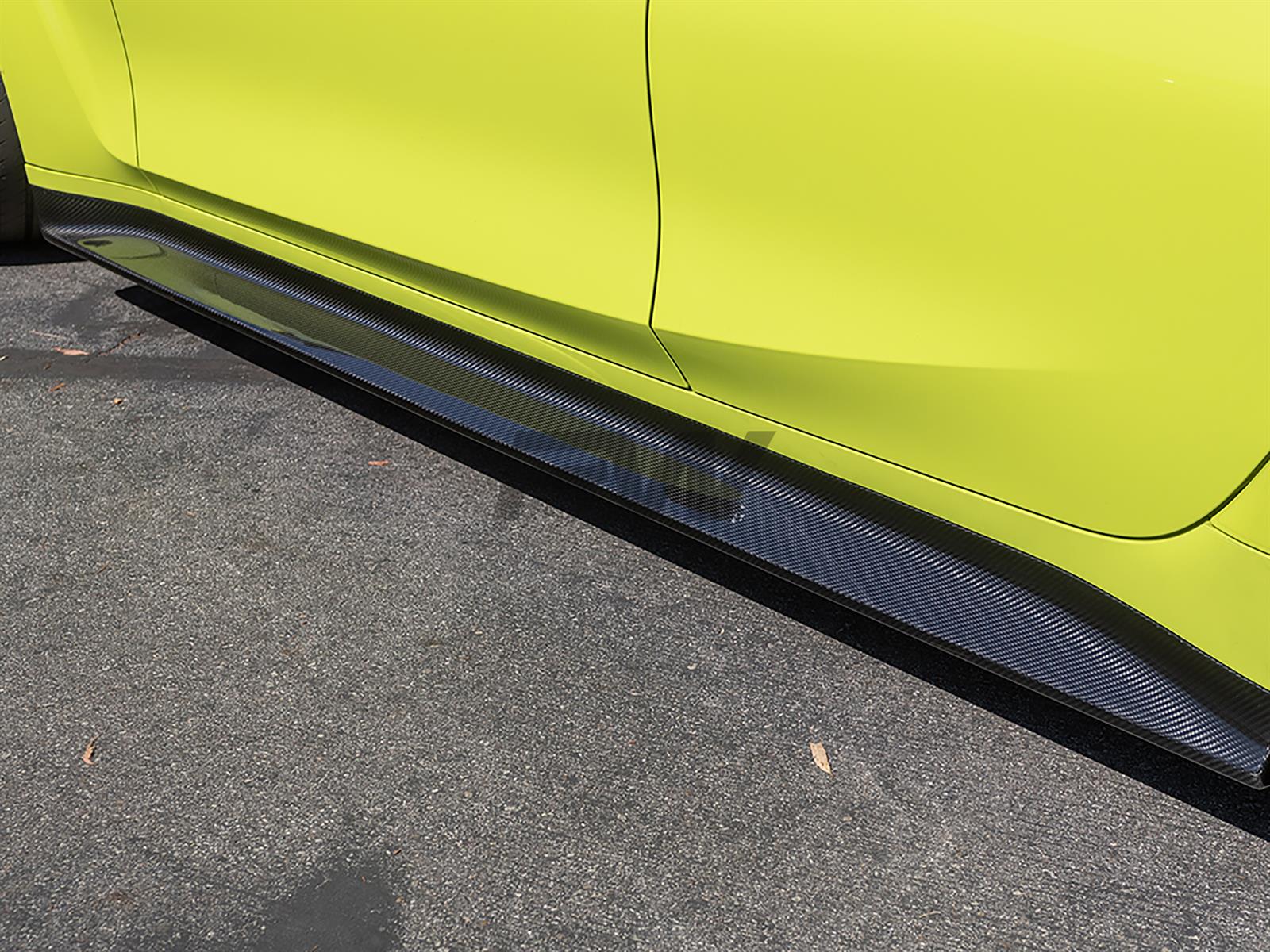 BMW G80 M3 3D Style Carbon Fiber Side Skirts