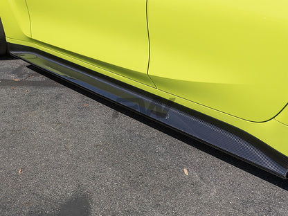BMW G80 M3 3D Style Carbon Fiber Side Skirts