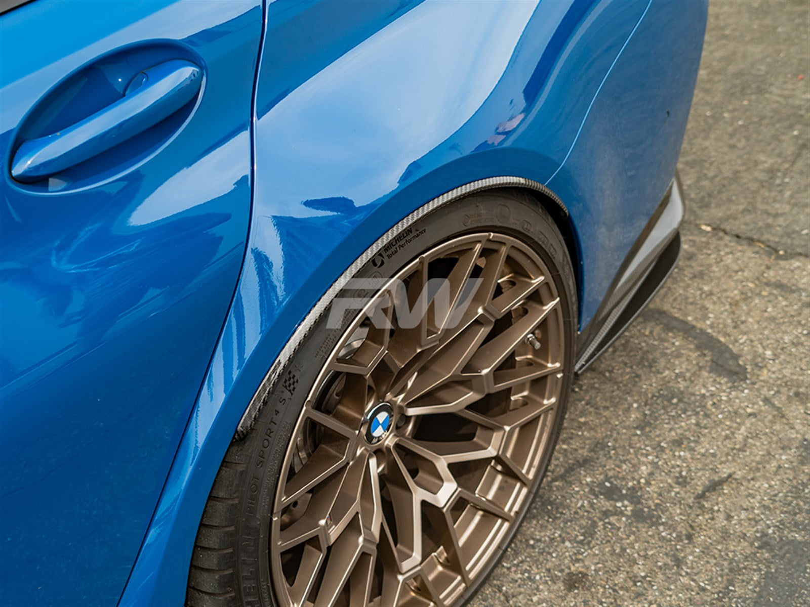 RW Carbon BMW G80 M3 CF V2 F+R Wheel Arch Extensions-Exterior-Silicon Valley Bimmer