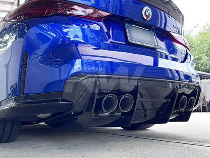 RW Carbon BMW G80 M3 Carbon Fiber GTX Diffuser+Undertray-Exterior-Silicon Valley Bimmer
