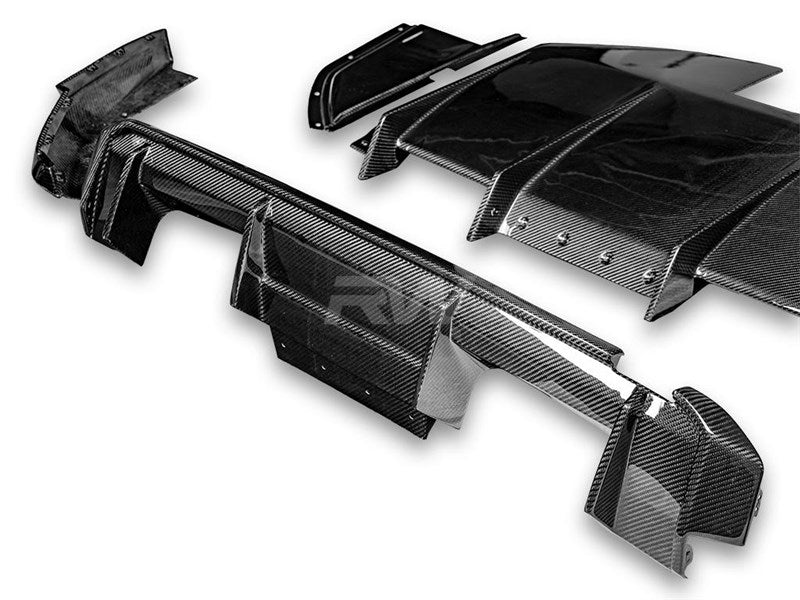 RW Carbon BMW G80 M3 Carbon Fiber GTX Diffuser+Undertray-Exterior-Silicon Valley Bimmer