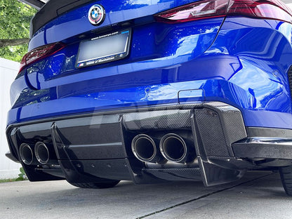 RW Carbon BMW G80 M3 Carbon Fiber GTX Diffuser+Undertray-Exterior-Silicon Valley Bimmer
