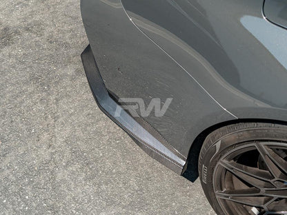 RW Carbon BMW G80 M3 GTS Carbon Fiber Diffuser Sides-Exterior-Silicon Valley Bimmer