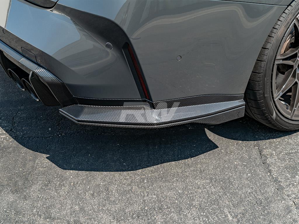 RW Carbon BMW G80 M3 GTS Carbon Fiber Diffuser Sides-Exterior-Silicon Valley Bimmer