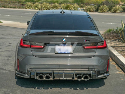 RW Carbon BMW G80 M3 OEM Style Carbon Fiber Diffuser Sides-Exterior-Silicon Valley Bimmer