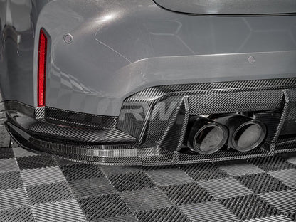 RW Carbon BMW G80 M3 RWS Carbon Fiber Lower Diffuser-Exterior-Silicon Valley Bimmer