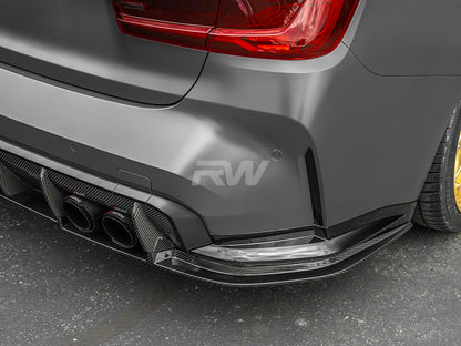 RW Carbon BMW G80 M3 RWS Carbon Fiber Lower Diffuser-Exterior-Silicon Valley Bimmer