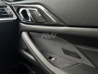 BMW G82 G83 M4 Carbon Fiber Door Handle Trims
