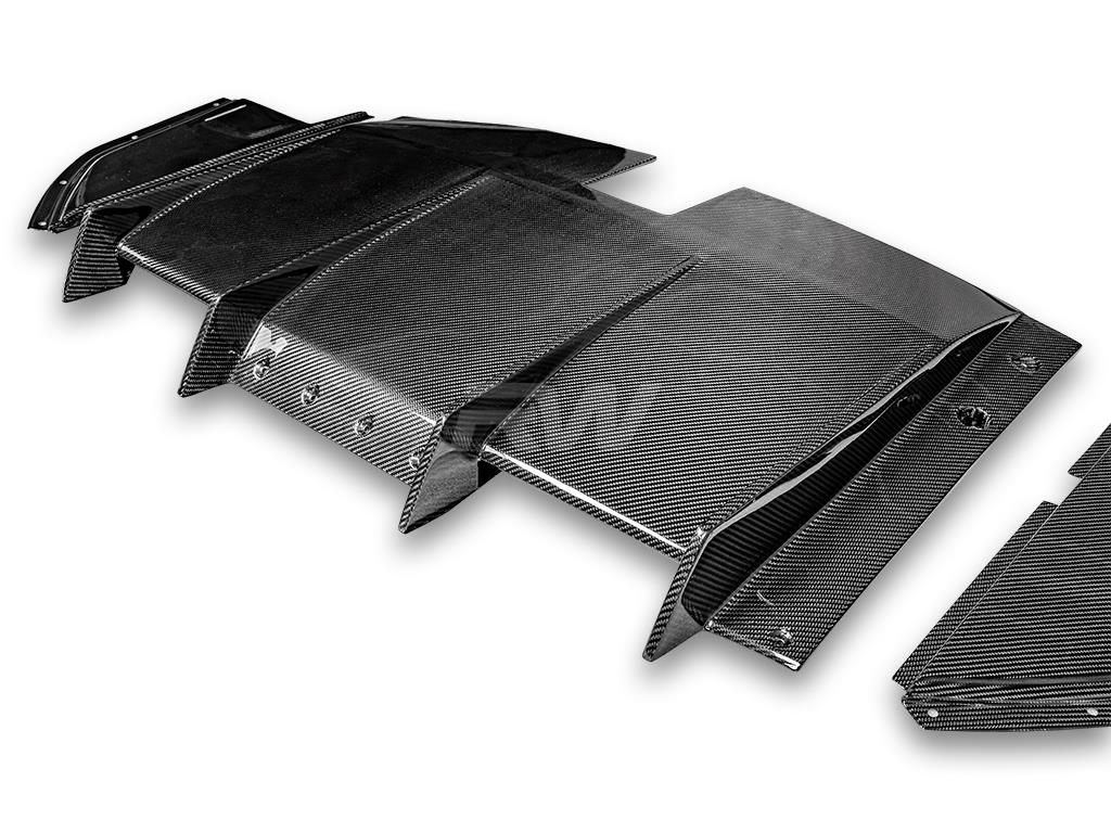 BMW G82 G83 M4 Carbon Fiber GTX Diffuser+Undertray