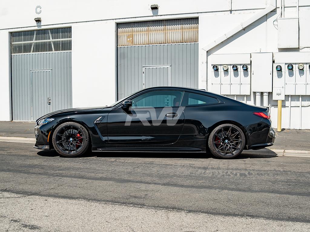 BMW G82 G83 M4 RWS Carbon Fiber Side Skirt Extensions