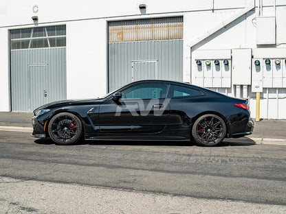 BMW G82 G83 M4 RWS Carbon Fiber Side Skirt Extensions