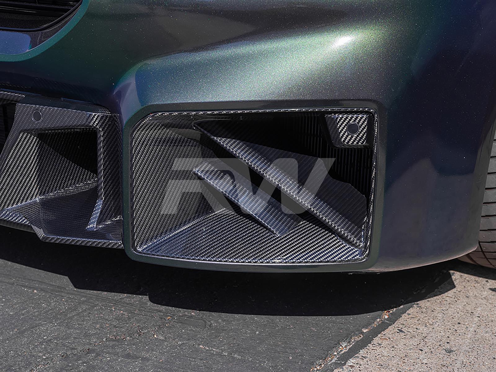RW Carbon BMW G87 Dual Slat Carbon Fiber Duct Trims-Exterior-Silicon Valley Bimmer