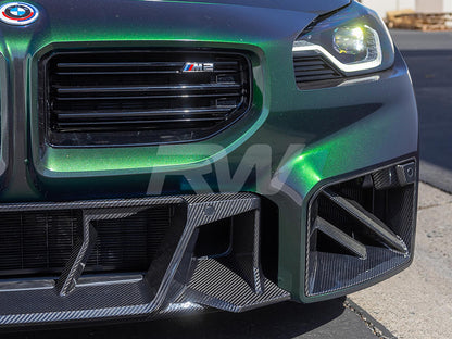 RW Carbon BMW G87 Dual Slat Carbon Fiber Duct Trims-Exterior-Silicon Valley Bimmer