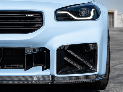 RW Carbon BMW G87 Dual Slat Carbon Fiber Duct Trims-Exterior-Silicon Valley Bimmer