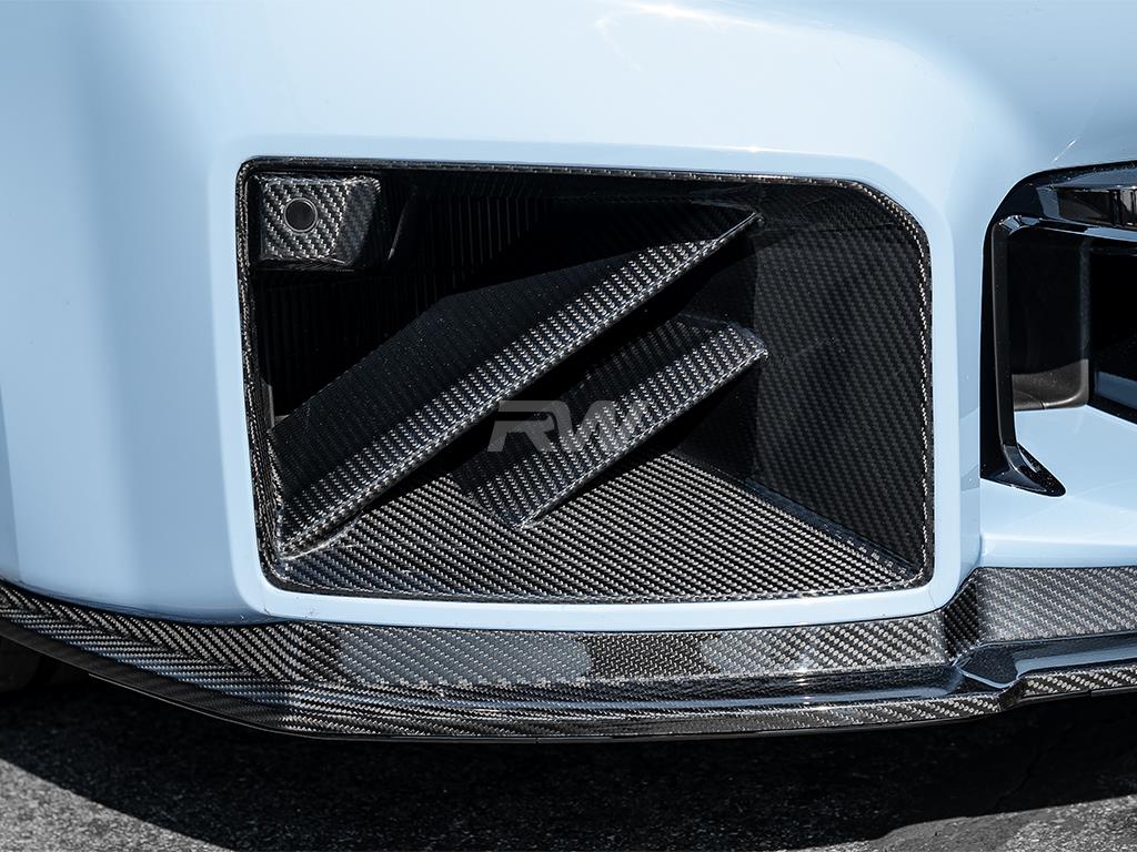 RW Carbon BMW G87 Dual Slat Carbon Fiber Duct Trims-Exterior-Silicon Valley Bimmer