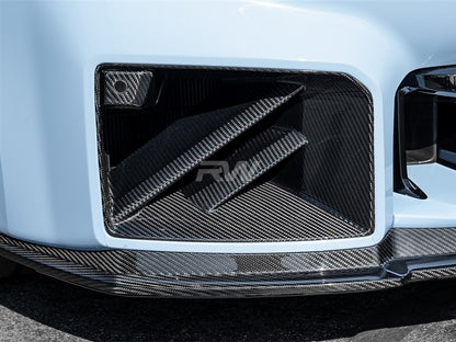 RW Carbon BMW G87 Dual Slat Carbon Fiber Duct Trims-Exterior-Silicon Valley Bimmer