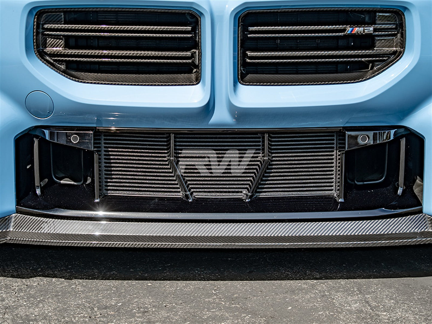 RW Carbon BMW G87 M2 ABS Mesh Lower Grille Guard-Exterior-Silicon Valley Bimmer