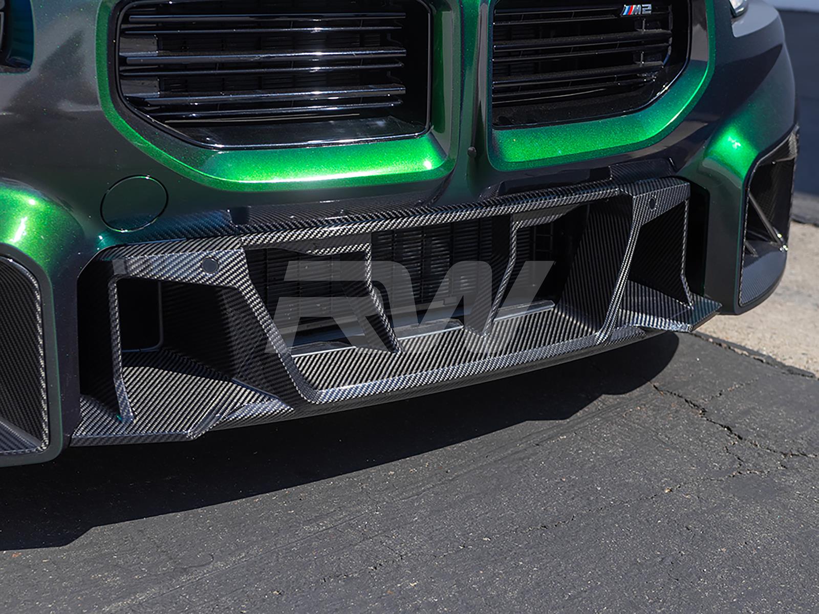 RW Carbon BMW G87 M2 Carbon Fiber Center Bumper Trim-Exterior-Silicon Valley Bimmer