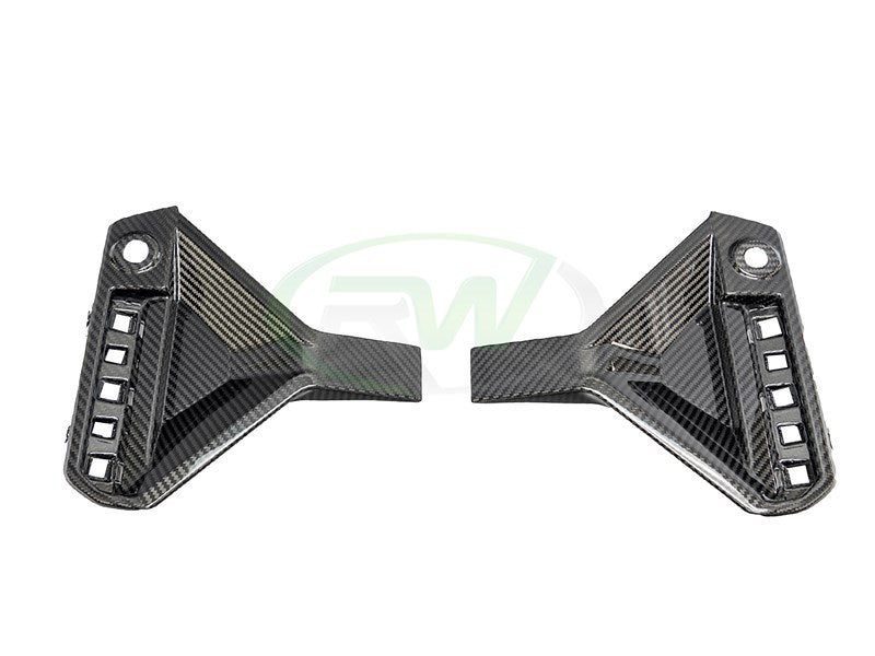 RW Carbon BMW G87 M2 Carbon Fiber DTM Rear Reflector Trim-Exterior-Silicon Valley Bimmer