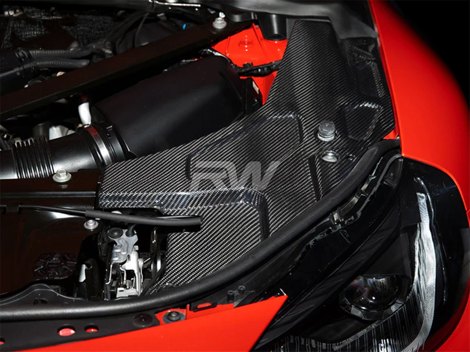 RW Carbon BMW G87 M2 Carbon Fiber Engine Bay Trim Set-Exterior-Silicon Valley Bimmer