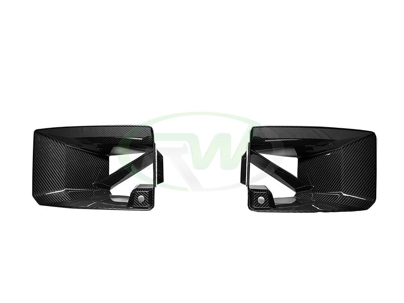 RW Carbon BMW G87 M2 Carbon Fiber Front Duct Trims-Exterior-Silicon Valley Bimmer