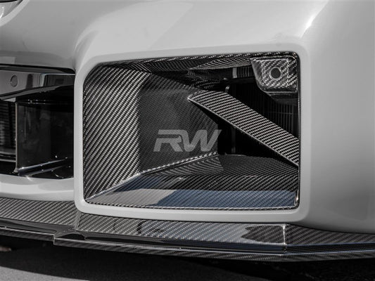 RW Carbon BMW G87 M2 Carbon Fiber Front Duct Trims-Exterior-Silicon Valley Bimmer