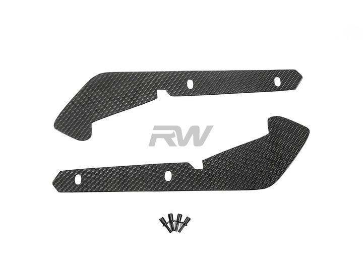 RW Carbon BMW G87 M2 Carbon Fiber Front Splash Guards-Exterior-Silicon Valley Bimmer