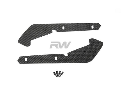 RW Carbon BMW G87 M2 Carbon Fiber Front Splash Guards-Exterior-Silicon Valley Bimmer