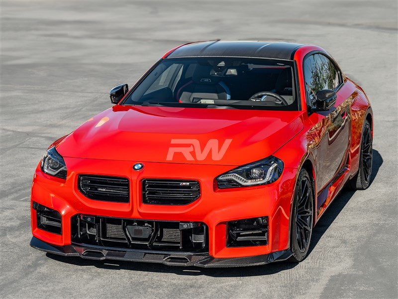 RW Carbon BMW G87 M2 Carbon Fiber GTX Front Lip Spoiler-Exterior-Silicon Valley Bimmer