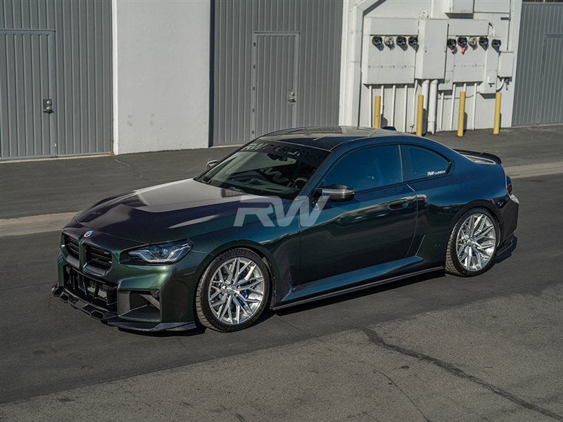 RW Carbon BMW G87 M2 Carbon Fiber GTX Front Lip Spoiler-Exterior-Silicon Valley Bimmer