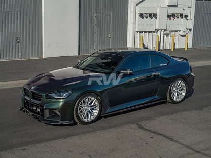 RW Carbon BMW G87 M2 Carbon Fiber GTX Front Lip Spoiler-Exterior-Silicon Valley Bimmer