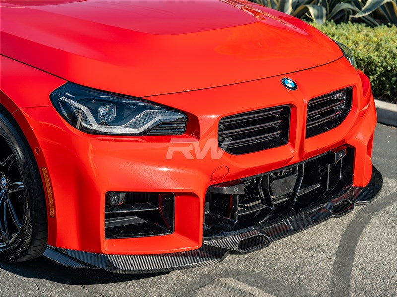 RW Carbon BMW G87 M2 Carbon Fiber GTX Front Lip Spoiler-Exterior-Silicon Valley Bimmer