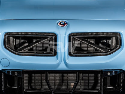 RW Carbon BMW G87 M2 Carbon Fiber GTX Replacement Grilles-Exterior-Silicon Valley Bimmer