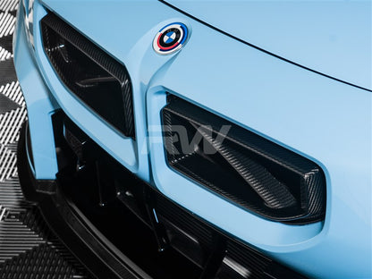 RW Carbon BMW G87 M2 Carbon Fiber GTX Replacement Grilles-Exterior-Silicon Valley Bimmer