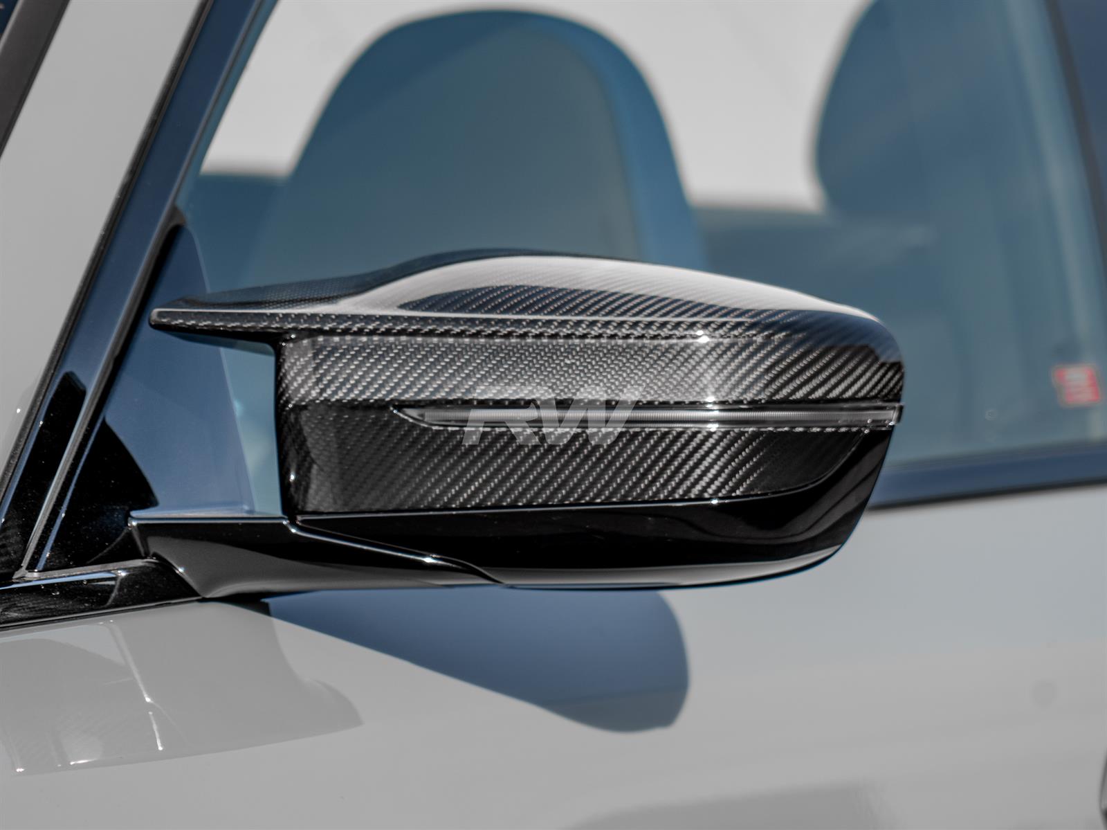 RW Carbon BMW G87 M2 Carbon Fiber Mirror Replacements-Exterior-Silicon Valley Bimmer