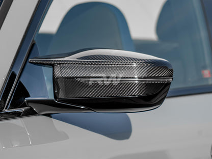 RW Carbon BMW G87 M2 Carbon Fiber Mirror Replacements-Exterior-Silicon Valley Bimmer