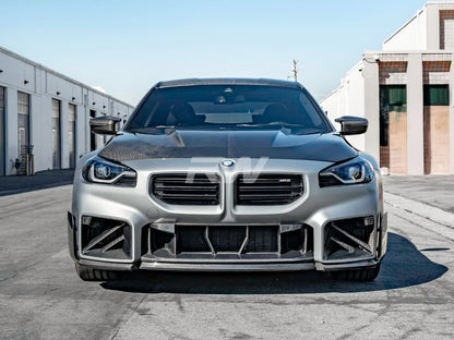 RW Carbon BMW G87 M2 Carbon Fiber Performance Style Front Lip-Exterior-Silicon Valley Bimmer