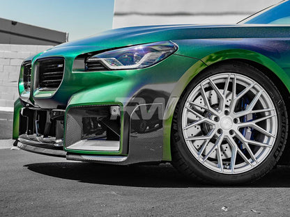 RW Carbon BMW G87 M2 Carbon Fiber Performance Style Front Lip-Exterior-Silicon Valley Bimmer