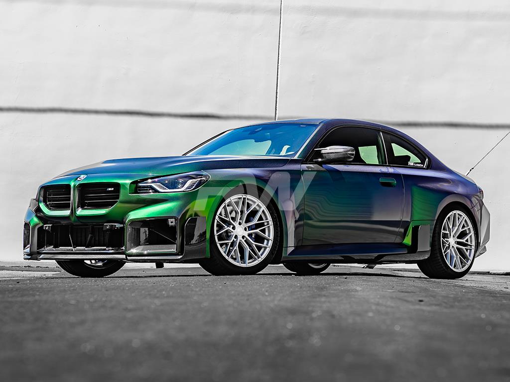 RW Carbon BMW G87 M2 Carbon Fiber Performance Style Front Lip-Exterior-Silicon Valley Bimmer