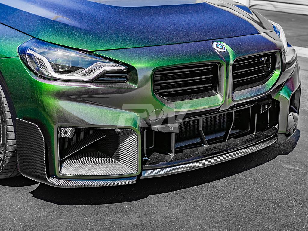 RW Carbon BMW G87 M2 Carbon Fiber Performance Style Front Lip-Exterior-Silicon Valley Bimmer