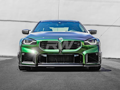RW Carbon BMW G87 M2 Carbon Fiber Performance Style Front Lip-Exterior-Silicon Valley Bimmer