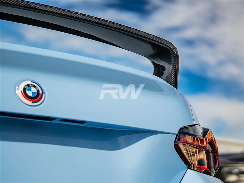 RW Carbon BMW G87 M2 Carbon Fiber Performance Style Wing-Exterior-Silicon Valley Bimmer