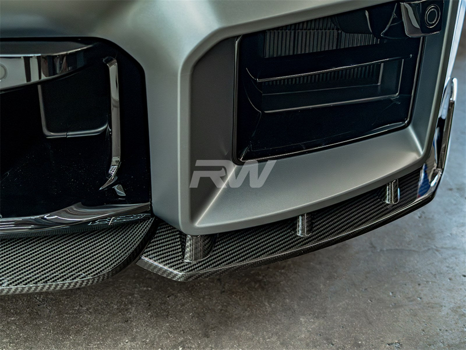 RW Carbon BMW G87 M2 DTM Carbon Fiber Front Lip-Exterior-Silicon Valley Bimmer