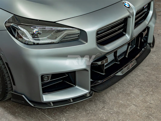 RW Carbon BMW G87 M2 DTM Carbon Fiber Front Lip-Exterior-Silicon Valley Bimmer
