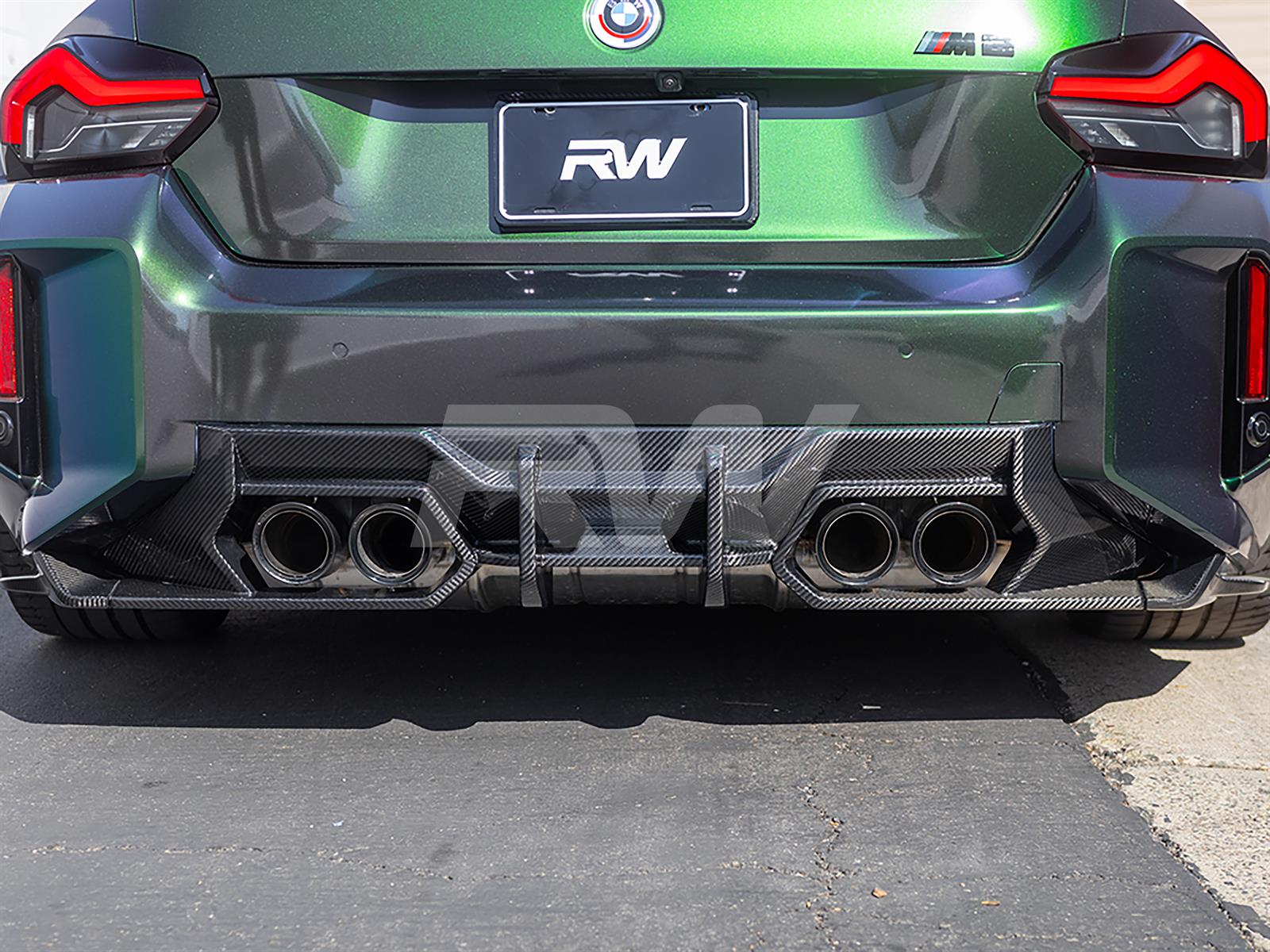 RW Carbon BMW G87 M2 DTM Carbon Fiber Rear Diffuser-Exterior-Silicon Valley Bimmer